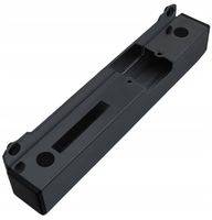 KASETA DO ELEKTROZACZEPU OBUDOWA PUSZKA ANTRACYT DO FURTKI BRAMKI KRÓTKA