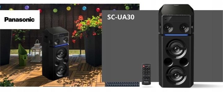 Panasonic UA30 Głośnik Bluetooth Karaoke USB FM zdjęcie 6