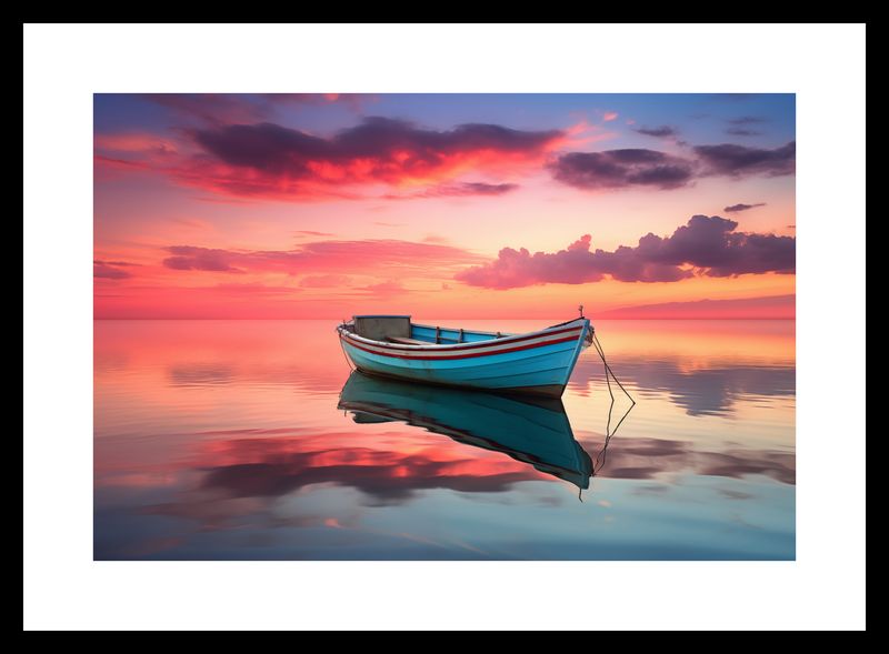 Plakat 30x20cm Spokój przed Połowem zdjęcie 3