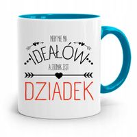 Kubek Błękitny Dzień Dziadka Idealny Dziadek Z Nadrukiem Ze Zdjęciem