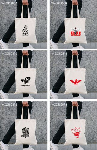 Eko Torba z nadrukiem napis ŻOŁNIERZE WYKLĘCI na Arena.pl