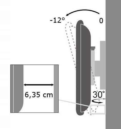 Uchwyt ścienny Techly 19"-37", 25kg obrotowy na Arena.pl