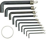 KLUCZE IMBUSOWE KOMPLET 10 SZTUK 1.5 - 10 - W-56390