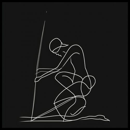 Plakat 60x60cm Linia na Arena.pl