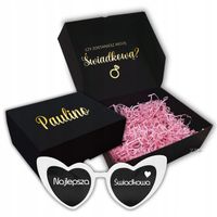 Pudełko box czy zostaniesz moją ŚWIADKOWĄ prezent dla Świadkowej GRATIS