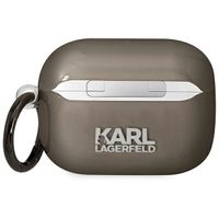 karl lagerfeld klaphniktck airpods procover czarny/black karl`s head