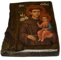 Ikona święty Antoni prosimy Go o pomoc w znalezieniu zagubionych rzeczy