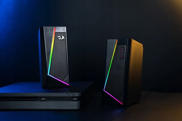 Głośniki komputerowe Redragon GS520 Anvil RGB do komputera zdjęcie 3