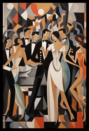 Plakat 30x45cm Bal w Art Deco na Arena.pl