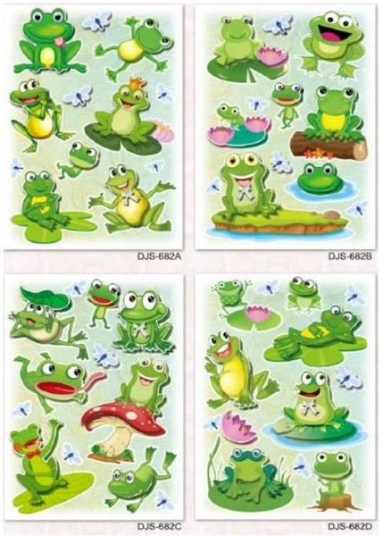 NAKLEJKI ŻABKI 3D CLA5 BREWIS zdjęcie 1