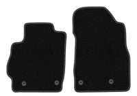 Dywaniki przednie welurowe czarne do: Mazda 2 II 2007-2015 hatchback