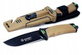 Nóż Ganzo Firebird G8012DY Bushcraft survival EDC krzesiwo osełka ostrzałka
