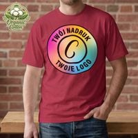 Czerwona koszulka Organic Cotton z Twoim nadrukiem M