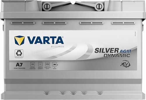 AKUMULATOR SAMOCHODOWY VARTA SILVER AGM E39 START-STOP 70AH 760A A7 na Arena.pl