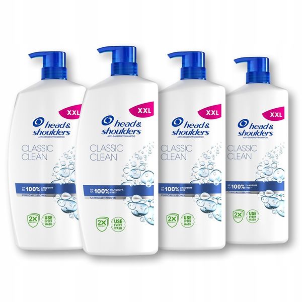 Head & Shoulders Classic Clean Szampon do włosów, 4 x 800 ml zdjęcie 1