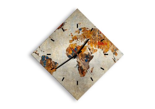 Zegar Ścienny - Mapa Kontynent - 30X30 Cm - C3Ad30X30-2783 na Arena.pl