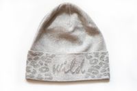 BROEL Dummi czapka dla dziewczynki beanie szara KNIT 51-53