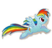 Balon foliowy Rainbow Dash My Little Pony, 60 cm