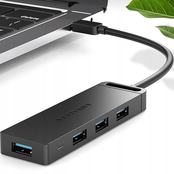 VENTION Type-C HUB 4xUSB3.0 + MicroUSB Power 0,5m zdjęcie 11
