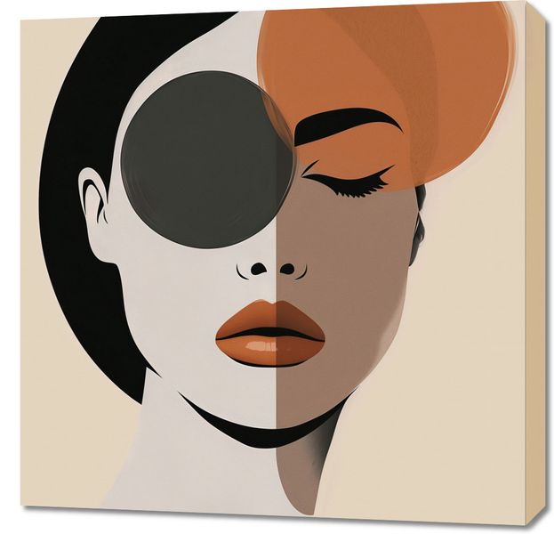 Obraz 70x70cm Dwie Strony Piękna zdjęcie 1