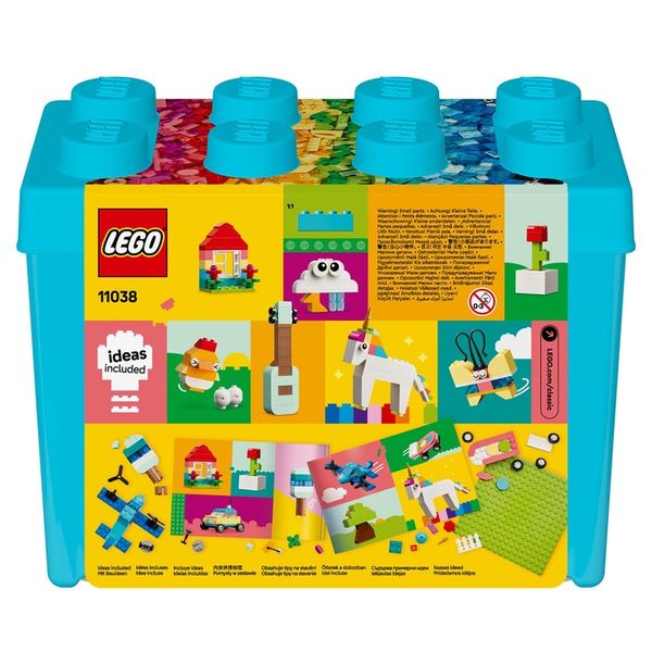 DUŻY ZESTAW PUDEŁKO klocków LEGO CLASSIC DLA DZIECI KREATYWNYCH 850el zdjęcie 6