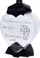 DUŻY ZNICZ Z GRAWEREM DEDYKACJA DLA taty mamy