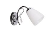 Ursella lampa kinkiet 1x40W E14 biały / sonia