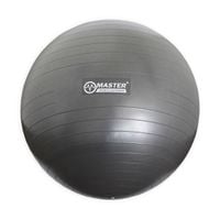 piłka gimnastyczna master super ball 65 cm szara