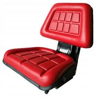 SIEDZENIE FOTEL URSUS C-330 C-360 ZETOR CZERWONE UNIWERSALNE DO CIĄGNIKA