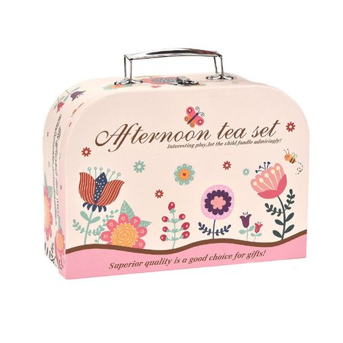 ELEGANCKI W STYLOWEJ WALIZCE  ZESTAW DO HERBATY na Arena.pl