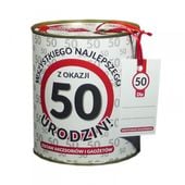 konserwa z okazji 50 urodzin