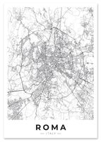 Plakat mapa Rzym plan miasta 50x70 cm