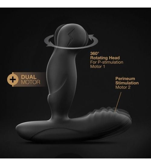 Podgrzewany masażer prostaty z rotacją - Dorcel zdjęcie 3