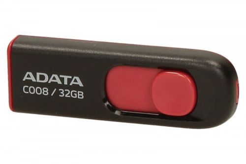 ADATA C008 32 GB, USB 2.0, Black/Red na Arena.pl