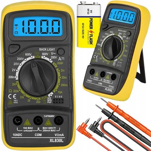 PROFESJONALNY MIERNIK CYFROWY MULTIMETR PRĄDU NAPIĘCIA UNIWERSALNY na Arena.pl