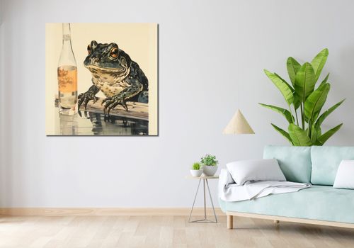 Obraz 100x100cm Refleksje Błotniaka na Arena.pl