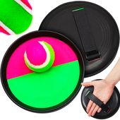 TG71643 RZEPY CATCH BALL PALETKI I PIŁKA GRA RZUCAJ I ŁAP ZRĘCZNOŚCIOWA