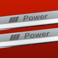 Listwa progowa BMW 3 SERIES E36 M POWER Stal nierdzewna 304 połysk 2szt