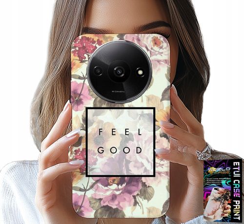 ETUI DO XIAOMI REDMI A3 - KWIATISTY WZÓR, MODNE DAMSKIE + SZKŁO na Arena.pl
