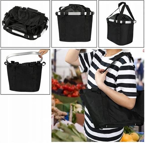 KOSZYK NA KIEROWNICĘ DO ROWERU ROWEROWY NIEPRZEMAKALNY TORBA 11L ZESTAW na Arena.pl