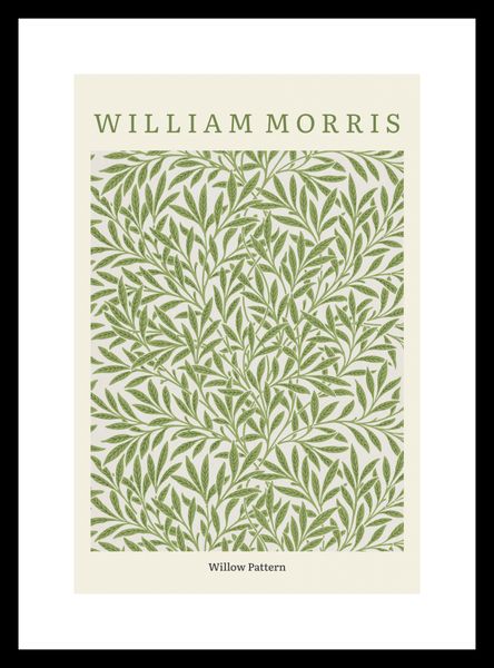 Plakat 20x30cm Design Willow Pattern, Morris Vintage do Salonu zdjęcie 3