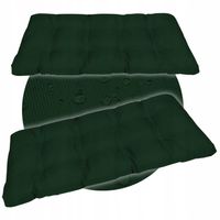 Poduszka ogrodowa na ławkę huśtawkę meble ogrodowa ciemnozielona 140x50 cm