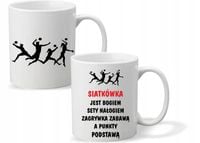 Kubek z nadrukiem PREZENT dla SPORTOWCA SIATKÓWKA
