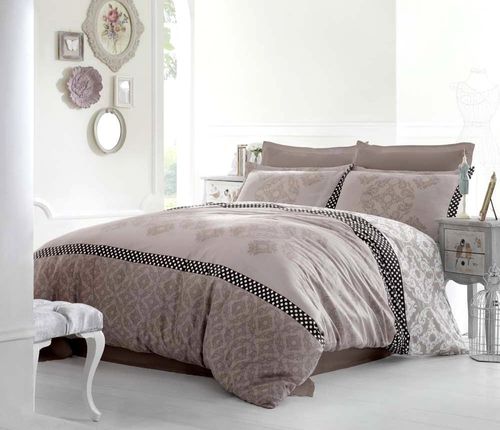 Pościel Dla Par 160X200 Valentini Bianco Alona Kahve na Arena.pl