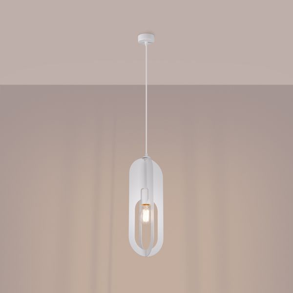 Lampa wisząca NICUS 1 biała zdjęcie 3