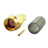 Wtyk antenowy SMA dla kabla RG58 zaciskany lutowany do WiFI GPS router