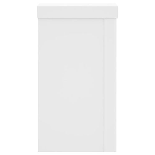 Podstawki pod doniczki, 2 szt., białe, 10x10x18 cm na Arena.pl