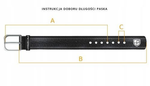 PETERSON klasyczny męski skórzany pasek na prezent na Arena.pl