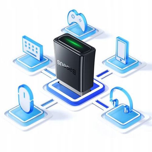 ADAPTER MODUŁ Bluetooth 5.3 BEZPRZEWODOWY ODBIORNIK NADAJNIK Baseus BA07 na Arena.pl