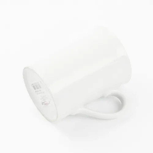 KUBEK PORCELANOWY GŁADKI BIAŁY 290ML UNIWERSALNY Z UCHEM NA KAWE HERBATE na Arena.pl